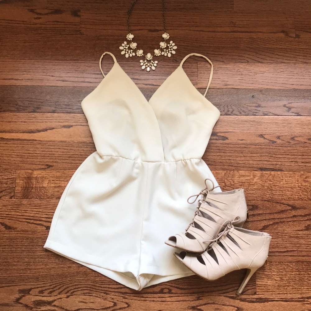 Strappy Tie-Back Romper